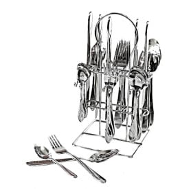 Sztućce Hoffner Hf 3277 zestaw wieszak +widelce+łyżki Wybór