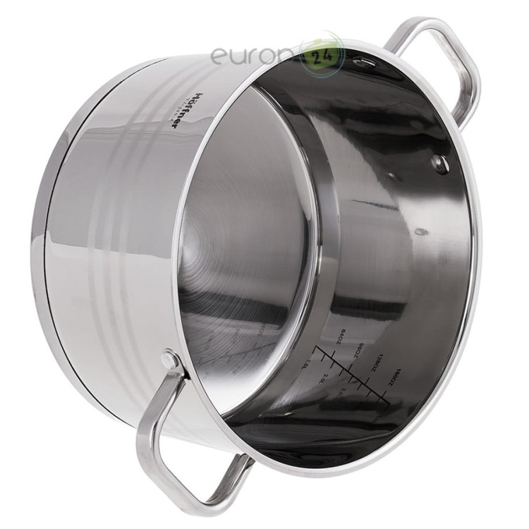 Garnki stalowe Hoffner Elegance HF 9936 12 częsciowy zestaw garnków Garnek Indukcja