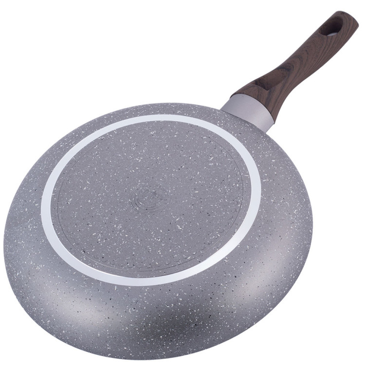 Patelnia granitowa 28 cm szara na indukcje KM 4114 Kamille Patelnia granitowa 28 cm szara na indukcje KM 4114 Kamille