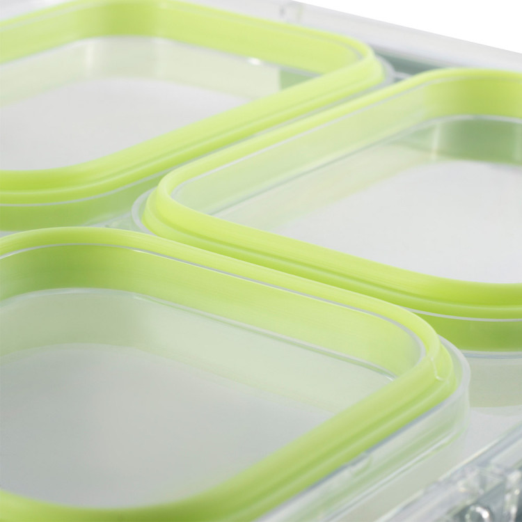 Pojemnik obiadowy z pokrywką 1800ml do przechowywania żywności zielony lunchbox KM 2147 Kamille Pojemnik obiadowy z pokrywką 1800ml do przechowywania żywności zielony lunchbox KM 2147 Kamille