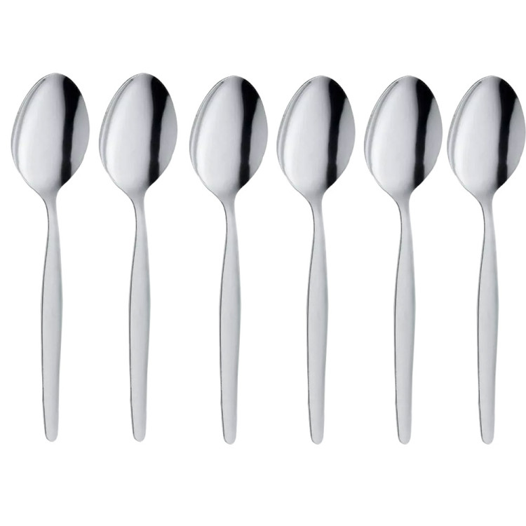 Serwis kawowy szklany na 6 osób Glasmark Roma zestaw 6 filiżanek ze spodkami + łyżeczki Serwis kawowy szklany na 6 osób Glasmark Roma zestaw 6 filiżanek ze spodkami + łyżeczki