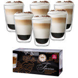 Szklanki termiczne MG Home 350 ml do kawy latte zestaw 6 sztuk - 4