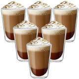 Szklanki termiczne MG Home 350 ml do kawy latte zestaw 6 sztuk - 5