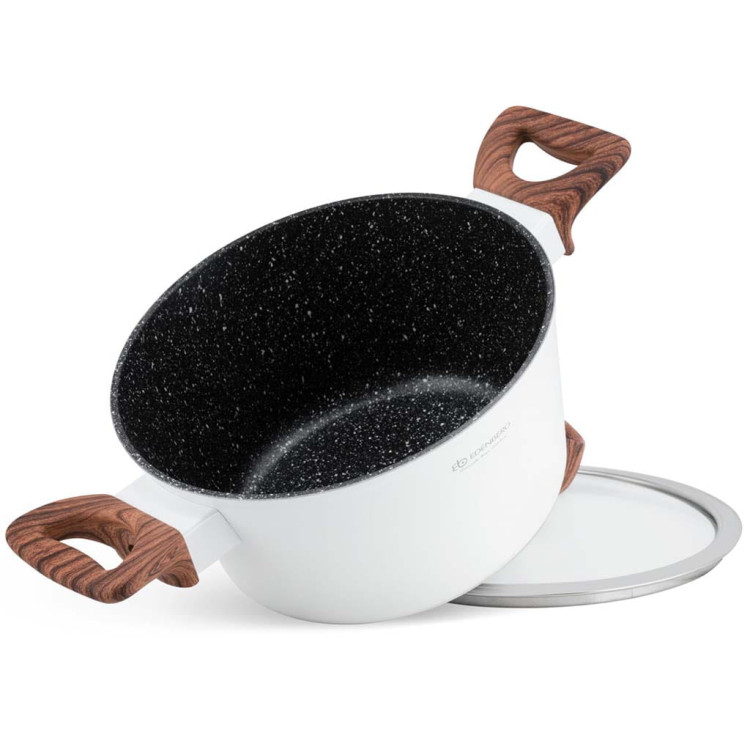 Garnki marmurowe Zilner ZL 8560 Indukcja zestaw garnków z przyborami kuchennymi