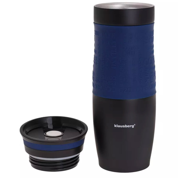 Kubek termiczny 500 ml termos stalowy fioletowy KB 7102 Klausberg