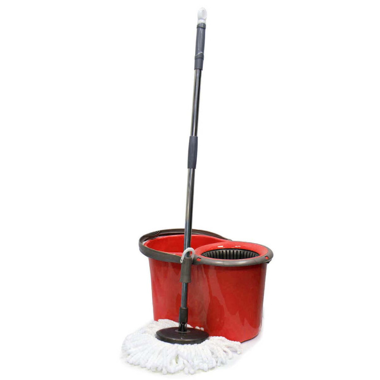 Mop obrotowy Classic z kijem teleskopowym w zestawie z wiadrem 19L Planet UP613