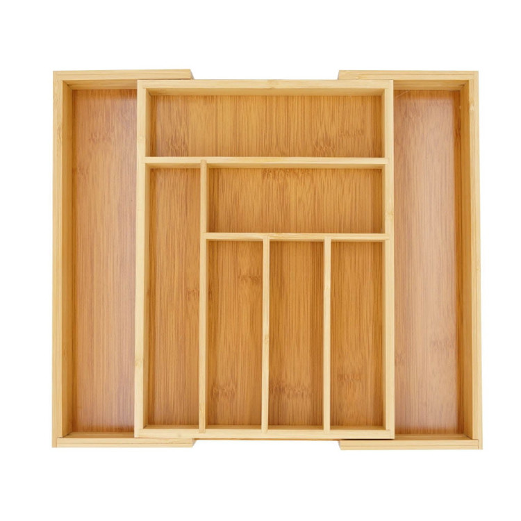 Wkład rozsuwany do szuflady na sztućce 33/52x43x5 cm Krisberg 2547 Bambusowy Organizer Wkład rozsuwany do szuflady na sztućce 33/52x43x5 cm Krisberg 2547 Bambusowy Organizer