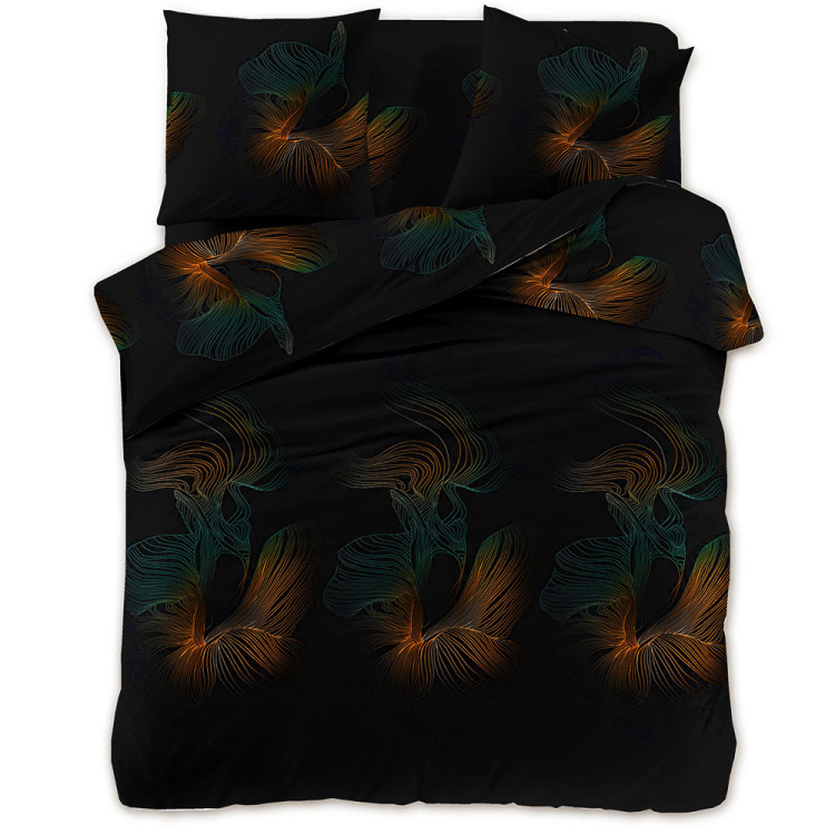 Pościel 160x200 bawełna satynowa 3D Cotton World gruba 3 części 2233