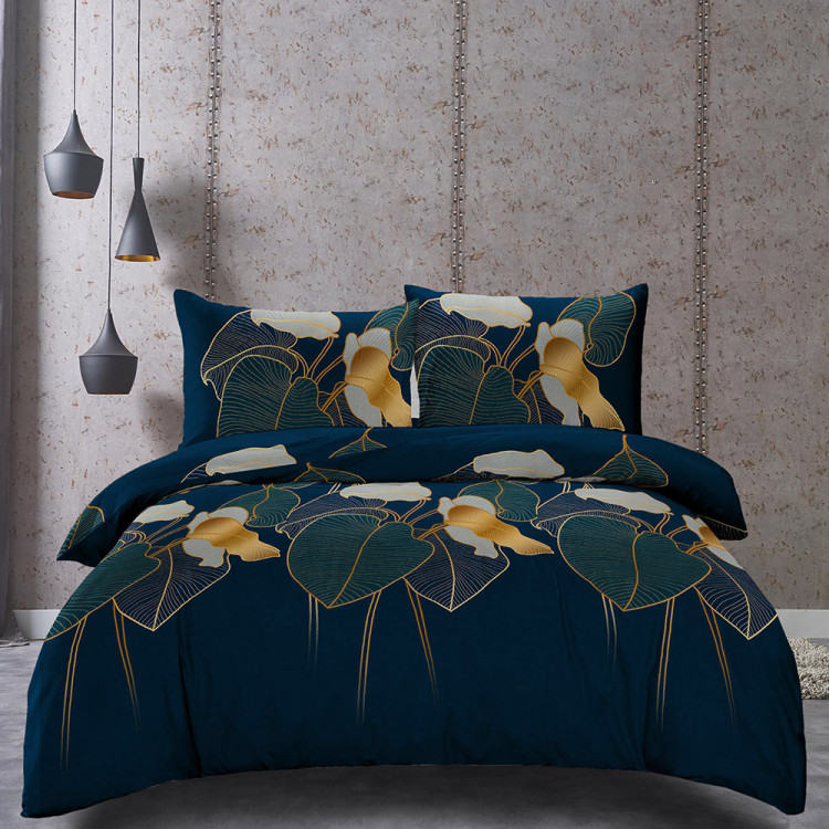 Pościel 140x200 bawełna satynowa 3D Cotton World gruba 2 części 2227