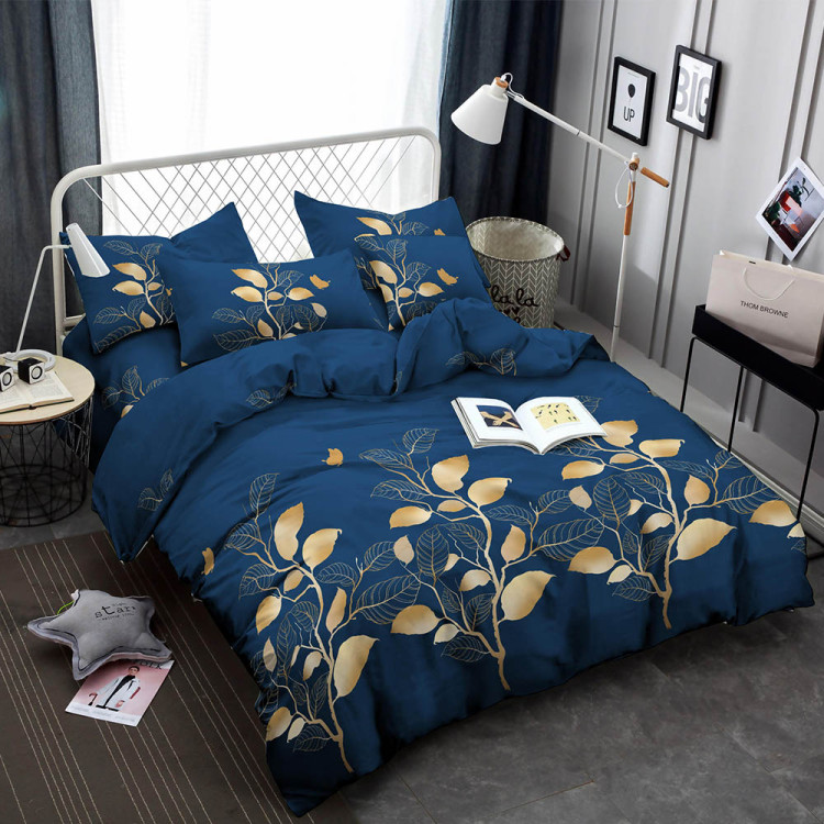 Pościel 140x200 bawełna satynowa 3D Cotton World gruba 2 części 2426
