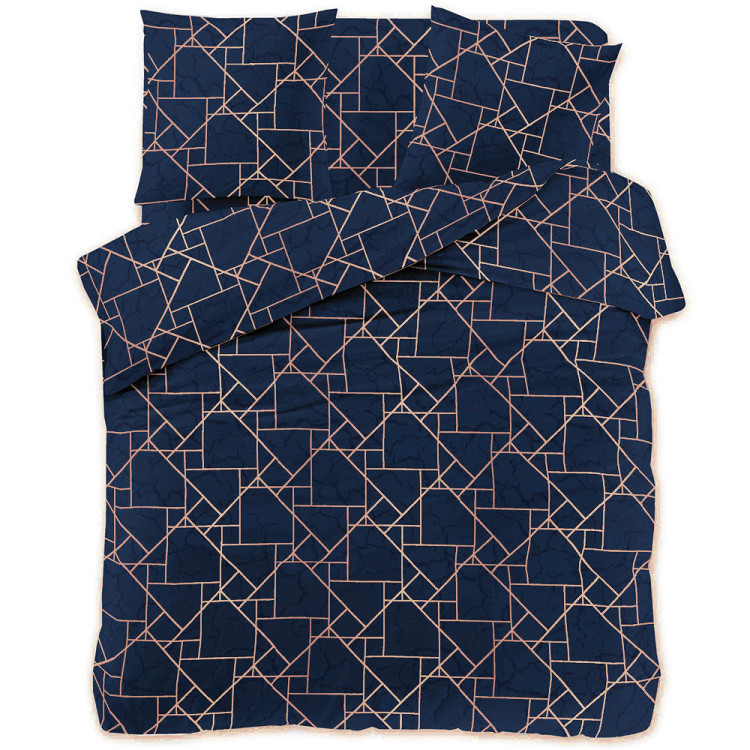 Pościel 140x200 bawełna satynowa 3D Cotton World gruba 2 części 2039