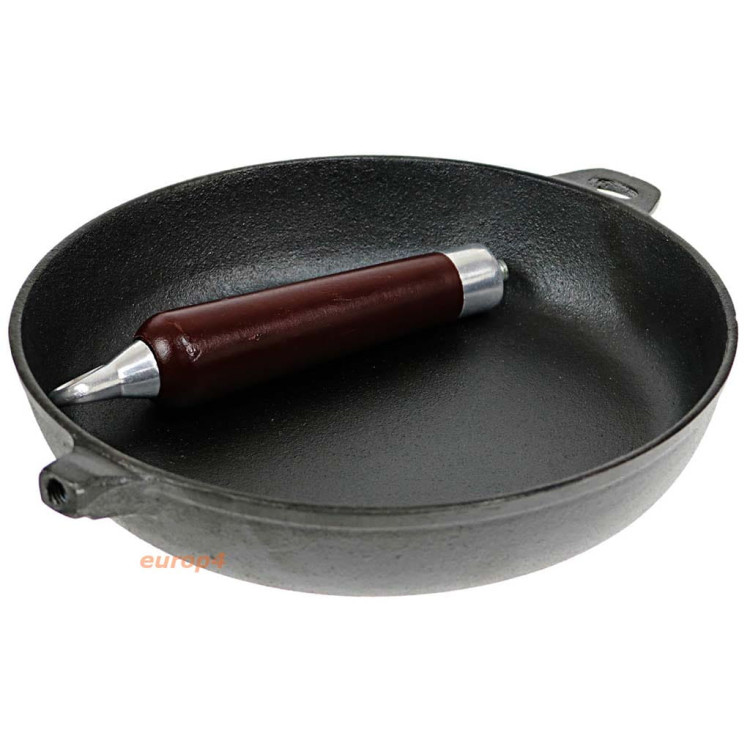 Patelnia żeliwna 24 cm Krisberg KR 2565 z pokrywką ciężka na indukcję