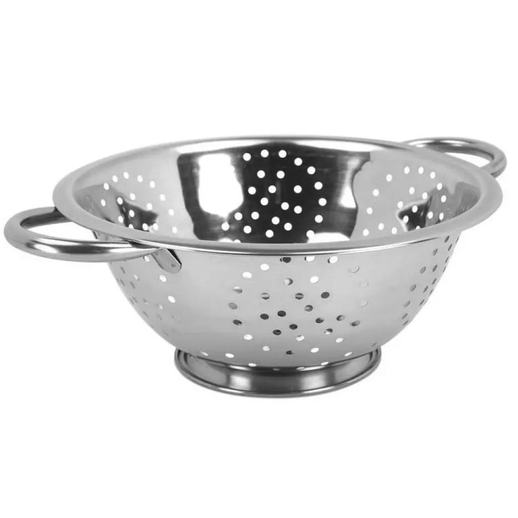 Cedzak nierdzewny 24 cm durszlak stojący MeyerHoff MH-2