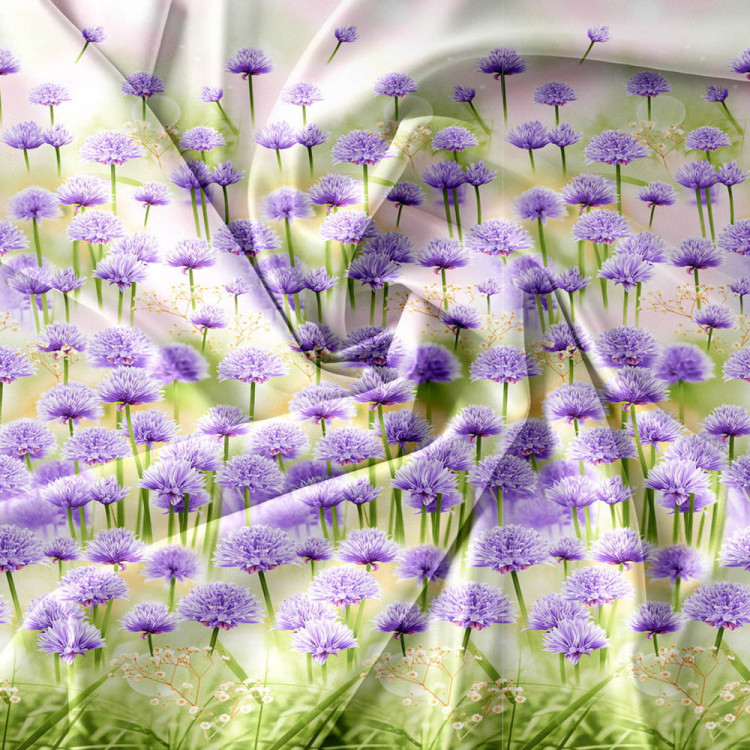 Pościel 140x200 bawełna satynowa 3D Cotton World gruba 2 części 2474 kwiaty koniczyny