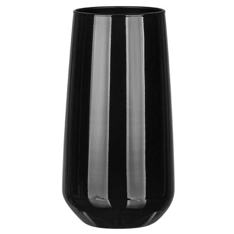 Szklanki czarne błyszczące Glasmark 430 ml zestaw 6 szklanek do napojów wody drinków