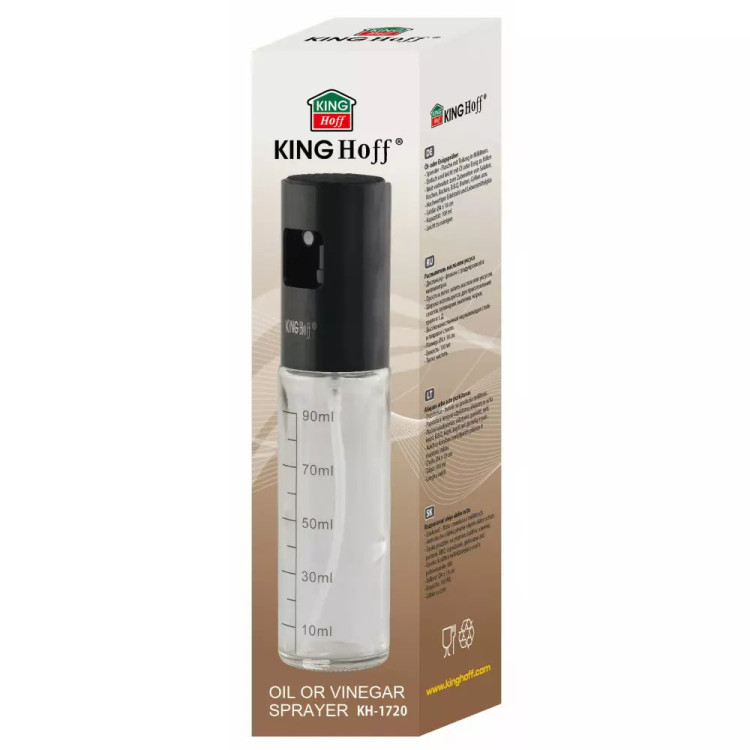Spryskiwacz do octu oleju wody 100 ml KingHoff KH 1720 czarny