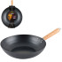 Patelnia wok 30 cm Florina Carbon głęboki