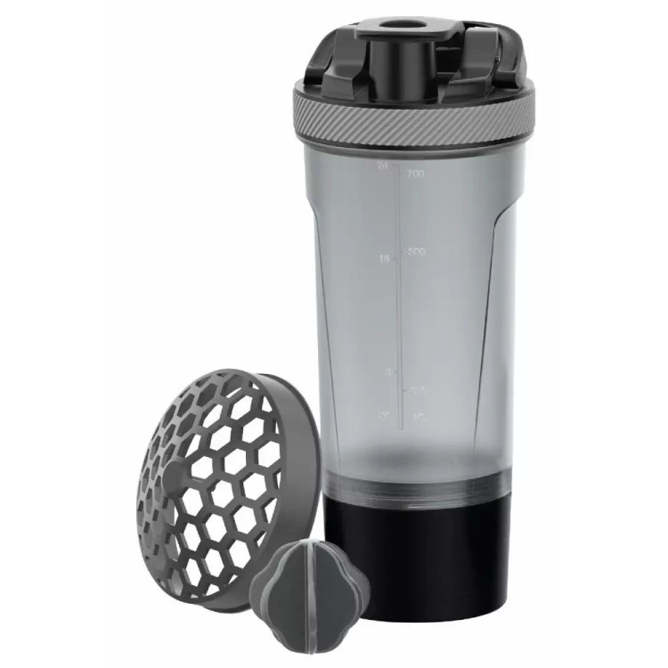 Shaker do koktajli 720 ml KingHoff KH 1359 plastikowy czarny