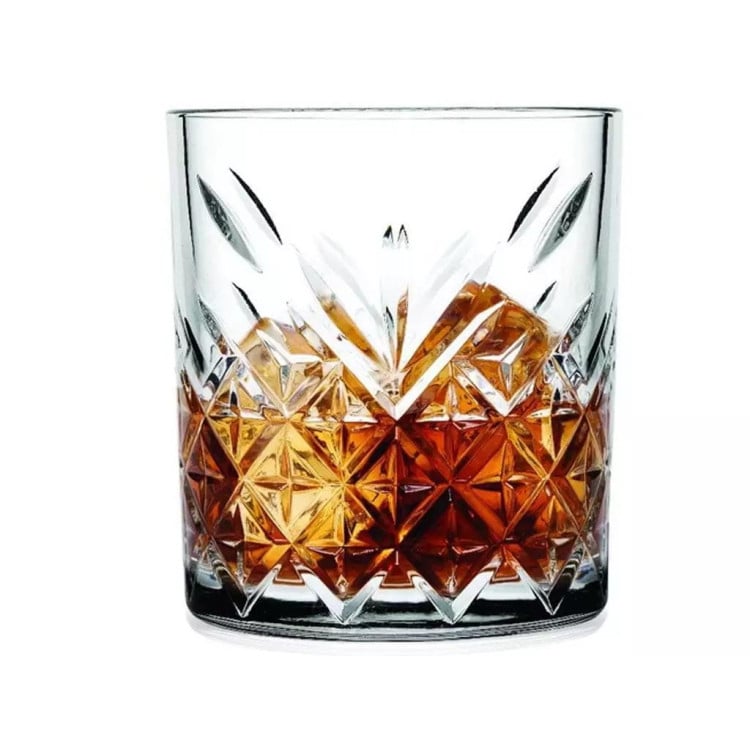 Szklanki do whisky szlifowane Pasabahce Timeless 355 ml zestaw 4 szklanek Szklanki do whisky szlifowane Pasabahce Timeless 355 ml zestaw 4 szklanek