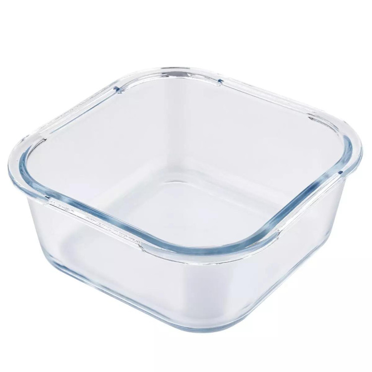 Zestaw 2 pojemników szklanych Florina Clavato 1200/770 ml do przechowywania żywności żaroodporne