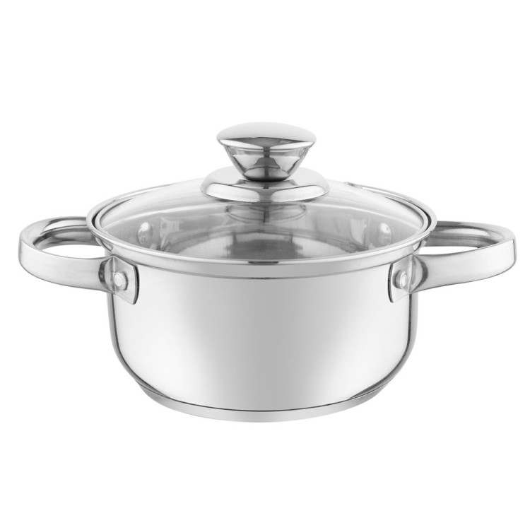 Zestaw garnków stalowych nierdzewnych małych 1.1/1.6/2.4/2.9 L Florina Maestro indukcja gaz