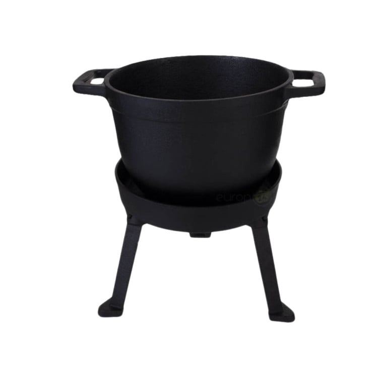 Kociołek myśliwski żeliwny 5L Rossner Austria PMP-213 z pokrywką grillową + GRATIS noże Kociołek myśliwski żeliwny 5L Rossner Austria PMP-213 z pokrywką grillową + GRATIS noże