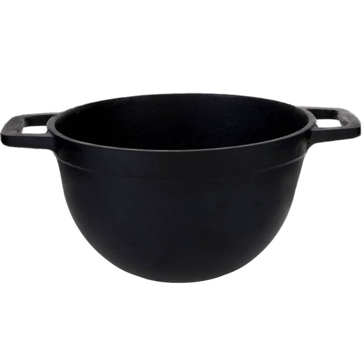Kociołek myśliwski żeliwny 5L Rossner Austria PMP-213 z pokrywką grillową + GRATIS noże Kociołek myśliwski żeliwny 5L Rossner Austria PMP-213 z pokrywką grillową + GRATIS noże