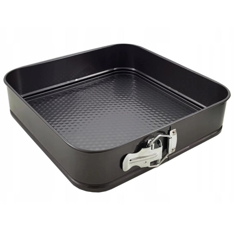 Tortownice zestaw 3 form do pieczenia 20/22/24 cm Elitehoffe E-8043 czarne