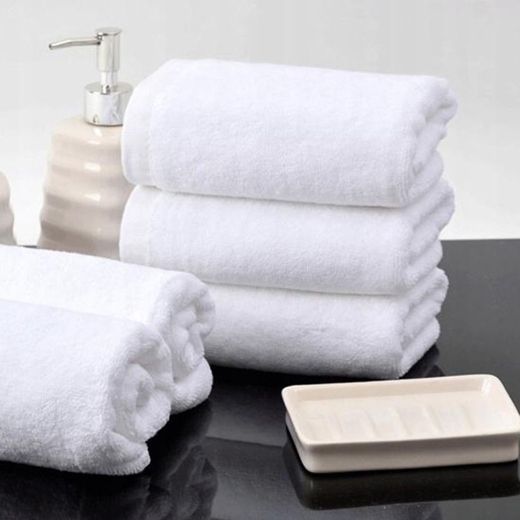 Komplet 10 ręczników hotelowych mięsistych 40x80 grube chłonne frotte białe do spa