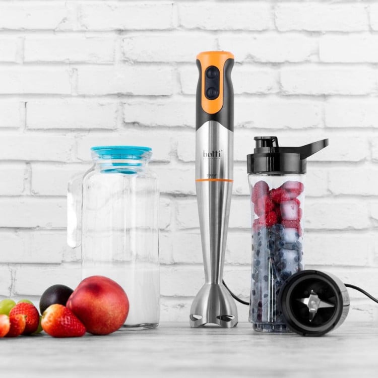 Blender ręczny Botti Elmas stalowo-pomarańczowy mocny 700 W