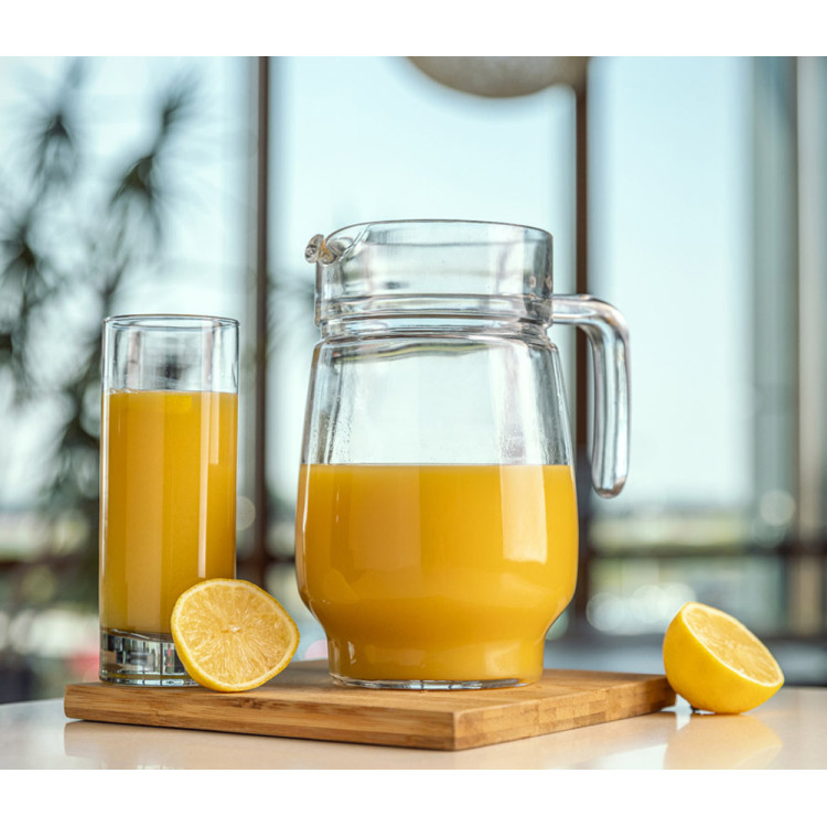 Dzbanek na zimne napoje 1.4 L szklany przeźroczysty Florina Benny