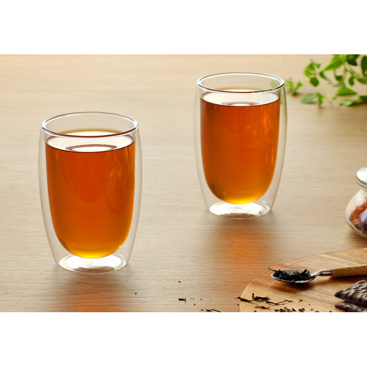 Szklanki termiczne do kawy latte 2x350 ml 2x300 ml oraz 2x270 ml MG Home Dolce zestaw 6 sztuk