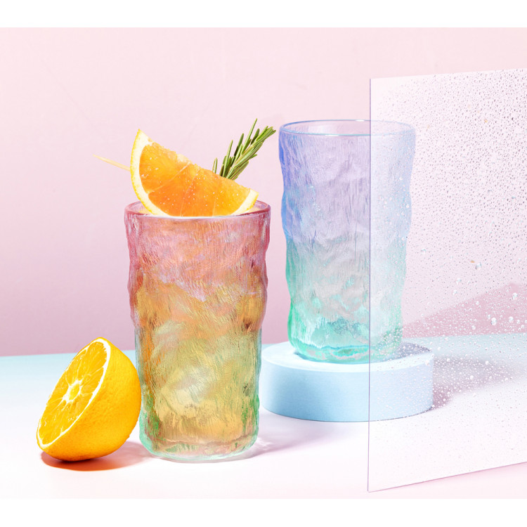 Zestaw 2 kolorowych szklanek do wody 300 ml Florina Summer