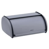 Chlebak metalowy KINGHoff 1751 pojemnik na pieczywo stalowy szary