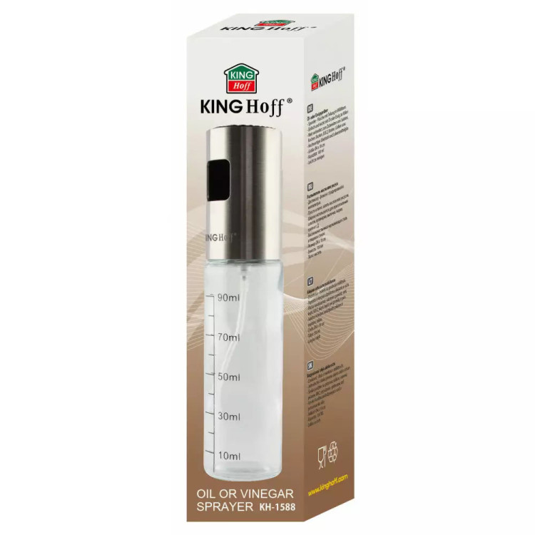 Spryskiwacz do octu oleju wody 100 ml KingHoff KH-1588 srebrny