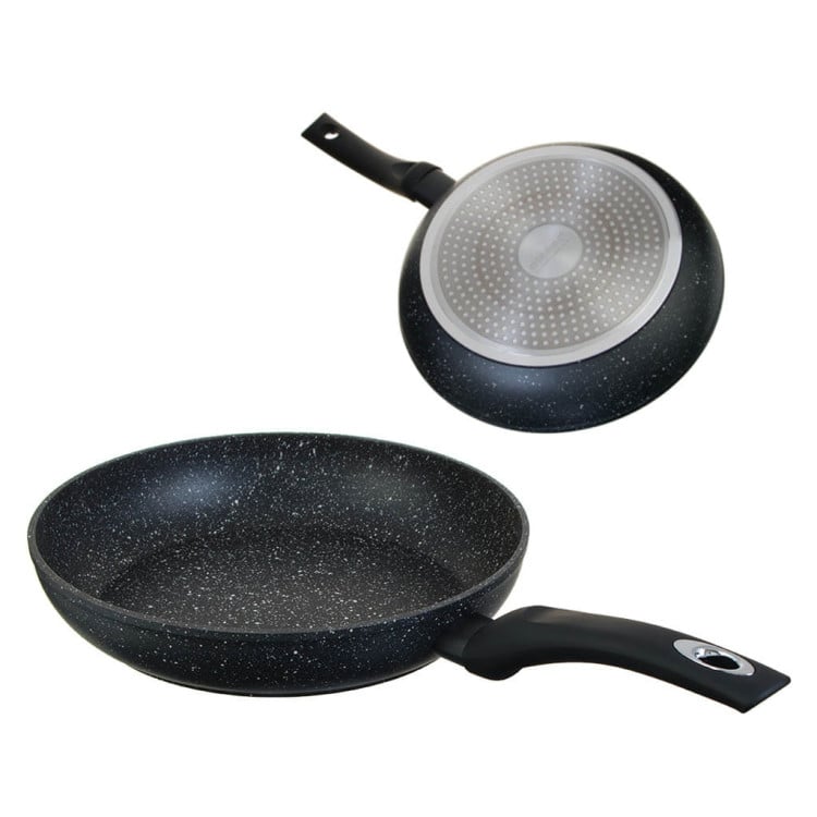 Zestaw 3 patelni aluminiowych 20/24/28 cm z powłoką marmurową Kinghoff KH-1562