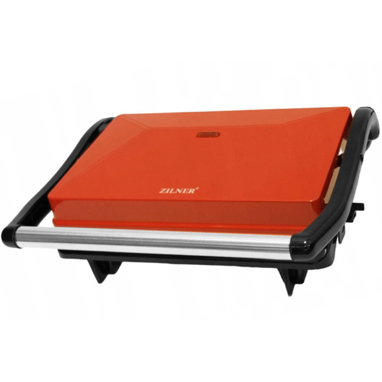 Grill elektryczny Zilner ZL-520 opiekacz 800W czerwony toster