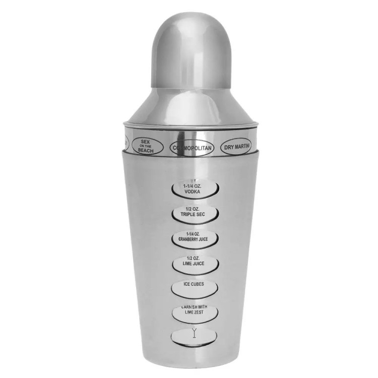 Shaker barowy z recepturami KingHoff KH 1393 do drinków i koktajli 600ml