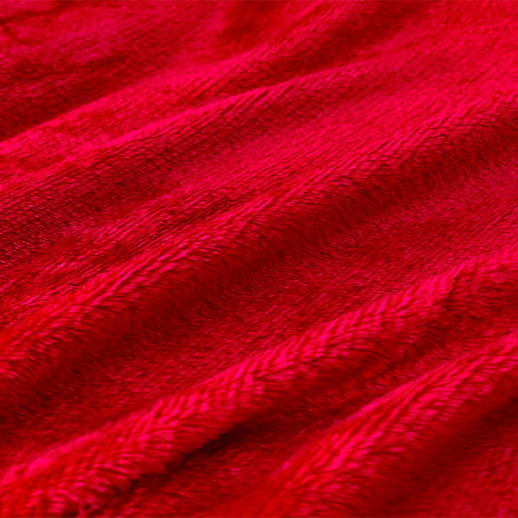 Koc 200x220 cm mikrofibra Cotton World miękki ciepły pled narzuta na łóżko bordowy