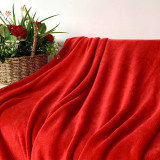 Koc 160x200 cm mikrofibra Cotton World miękki ciepły pled narzuta na łóżko czerwony