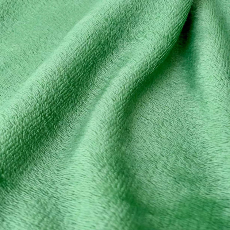 Koc 160x200 cm mikrofibra Cotton World miękki ciepły pled narzuta na łóżko zielony