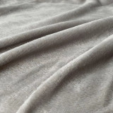 Koc 160x200 cm mikrofibra Cotton World miękki ciepły pled narzuta na łóżko jasny szary - 1