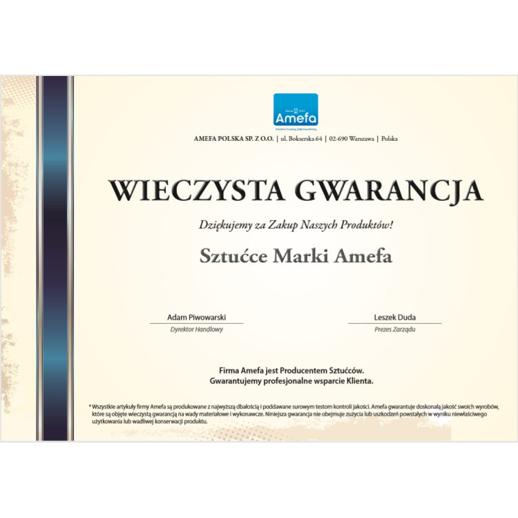 Zestaw sztućców dla 6 osób Metropole 1170 Amefa 24 elementy stal 18/10 Zestaw sztućców dla 6 osób Metropole 1170 Amefa 24 elementy stal 18/10