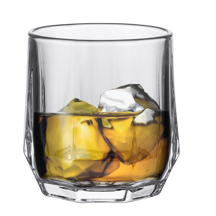 Szklanki do whisky napojów drinków 320 ml zestaw 6 szklanek Florina Piano