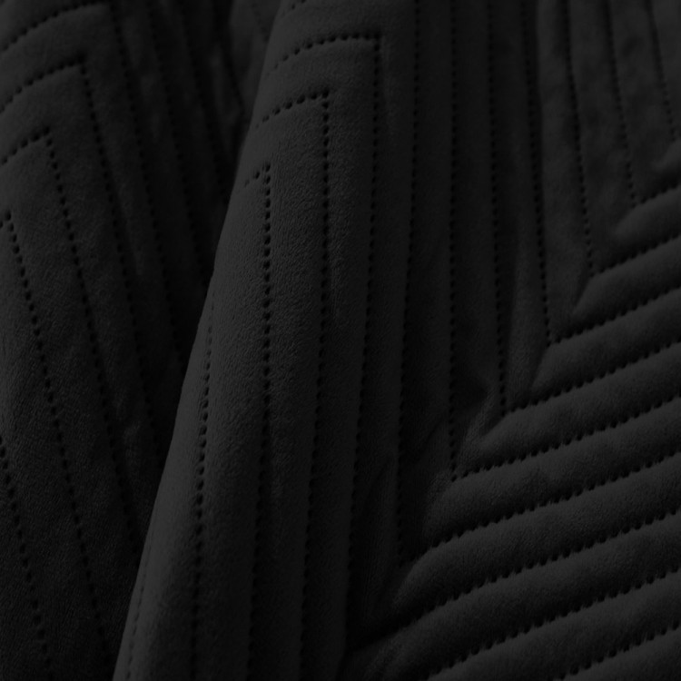 Narzuta 220x240 na łóżko pikowana velvet Cotton World czarna 2624