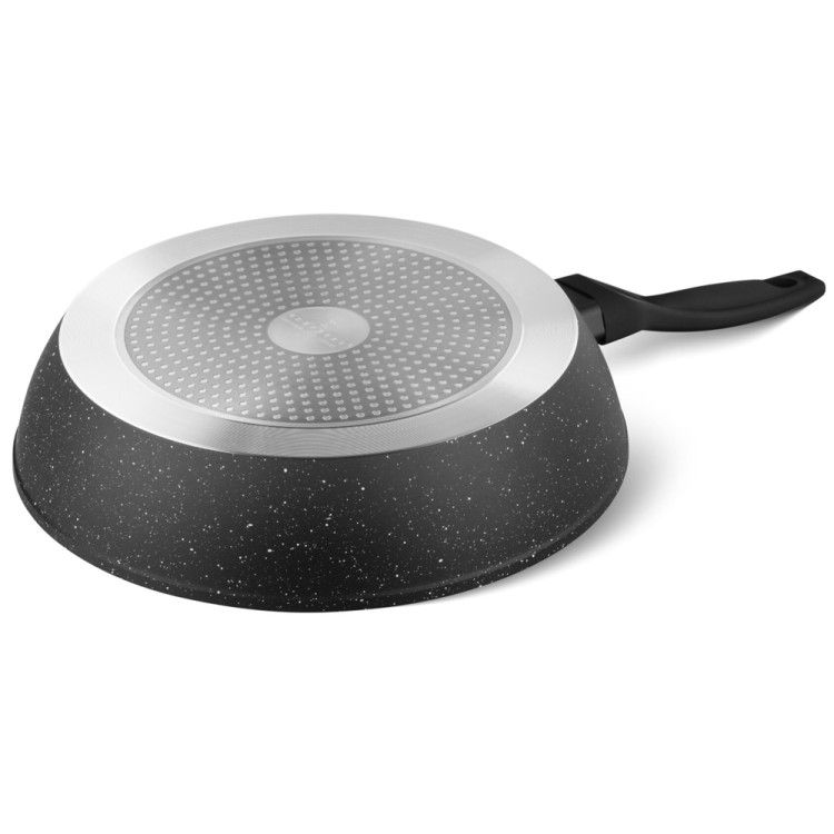 Patelnia marmurowa głęboka 20 cm Edenberg EB 5704 czarna indukcja gaz