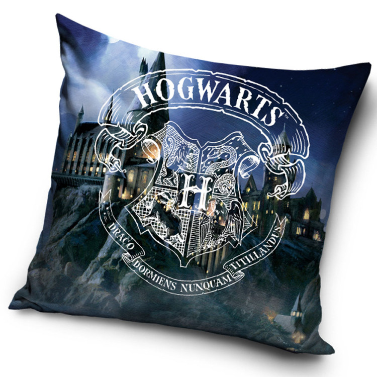 Poszewka 40x40 Harry Potter na poduszkę jaśka realistyczny wzór Hogwart