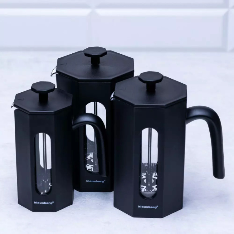 Szklany zaparzacz tłokowy do herbaty kawy ziół 350 ml Klausberg KB 7676