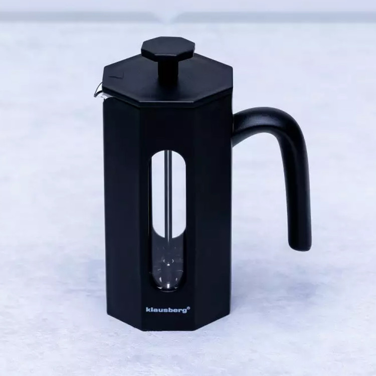 Szklany zaparzacz tłokowy do herbaty kawy ziół 600 ml Klausberg KB 7677