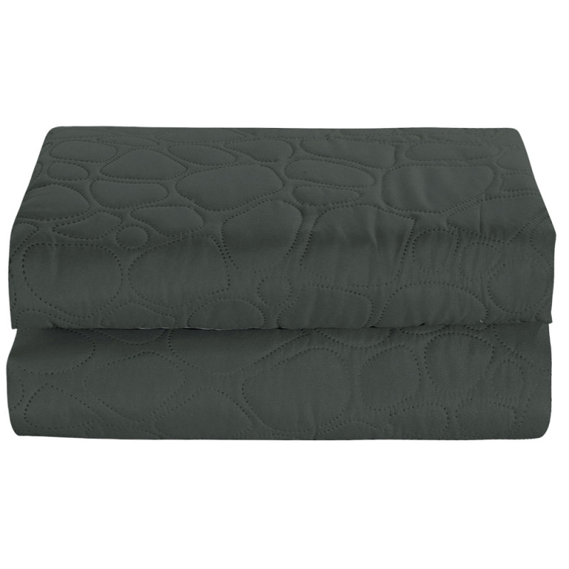 Narzuta na łóżko pikowana 200x220 cm Cotton World szara 2616